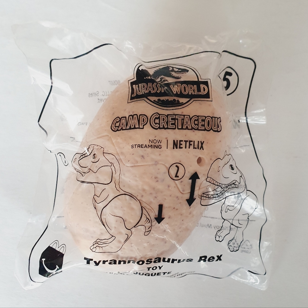 McDonald's 2020 Jurassic World Camp Cretaceous - Tyrannosaurus Rex #5 Toy